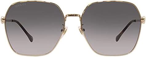 gucci 0882sa|Gucci GG 0882SA 001 Gold Metal Oversized Sunglasses Grey .